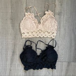 Lace Bralette - Lot of 2